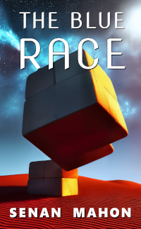 Book cover for sci-fi adventure The Blue Race